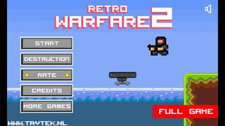 Retro Warfare 2 Main Menu