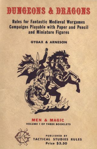 50th anniversary of Dungeons & Dragons; Dungeons and Dragons original book cover