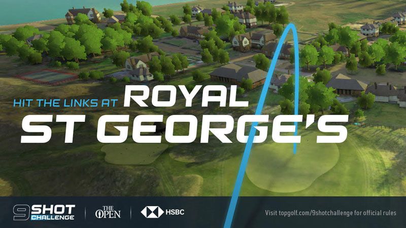 Take On Royal St George&#039;s With The Toptracer 9-Shot Challenge