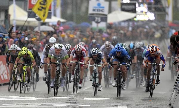 A rainy sprint in the 100th Scheldeprijs