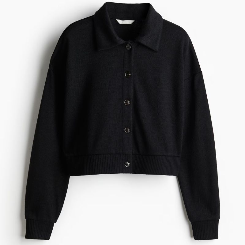 H&amp;amp;M, Collared Cardigan