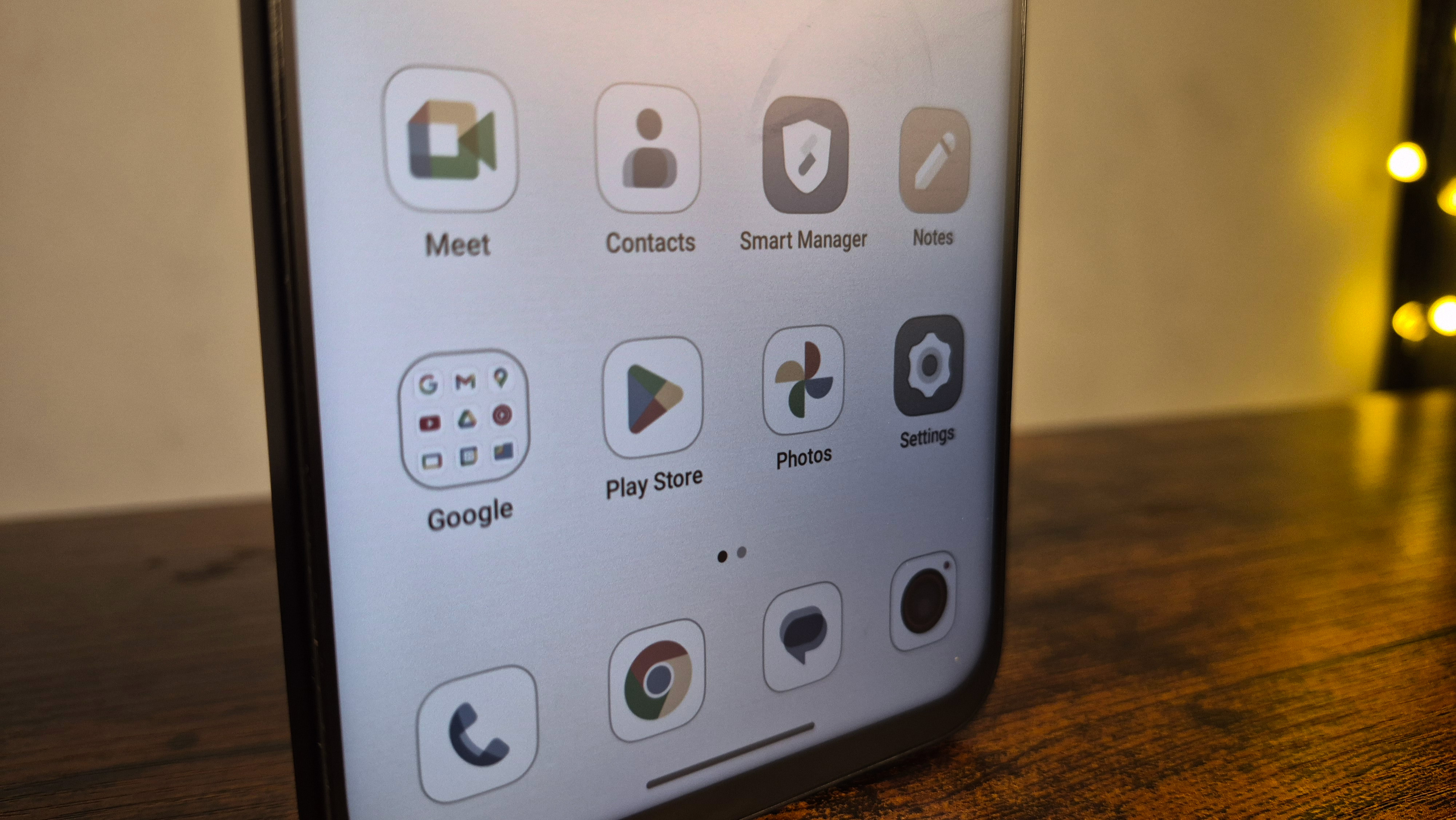 The TCL Nxtpaper 60 Ultra on a desk