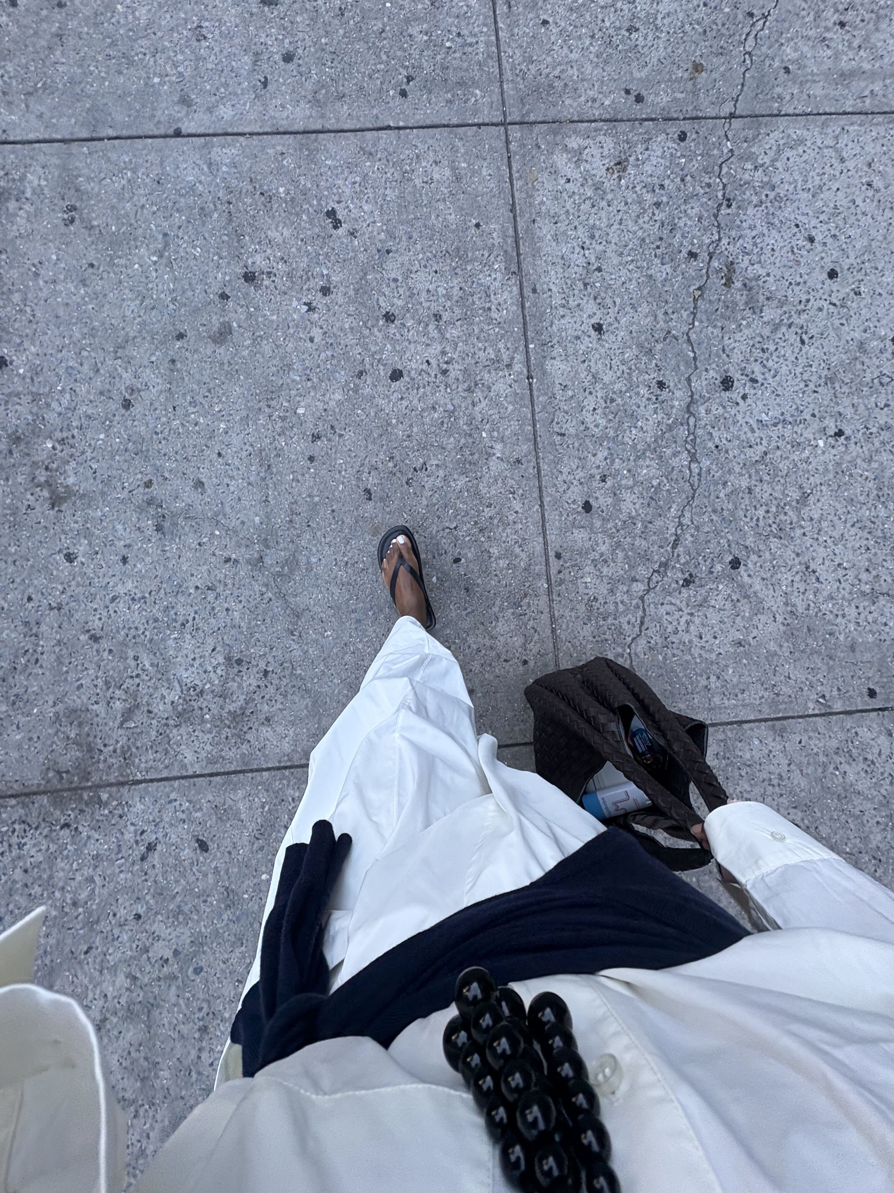 black woman wearing neutral fall outfits