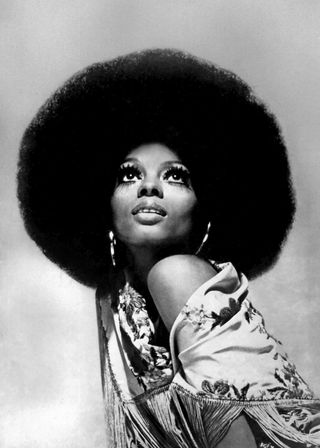 Singer Diana Ross poses for a portrait session on July 16, 1975 in Los Angeles. California