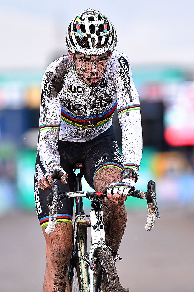 Wout Van Aert had to settle for second