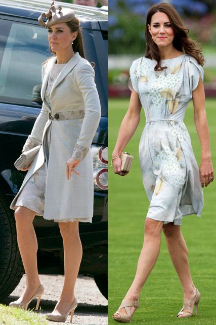 Kate Middleton recycles Jenny Packham dress