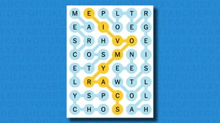NYT Strands answers for game #62 on a blue background