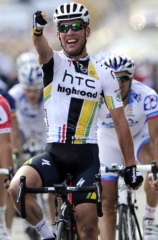 Mark Cavendish wins, Tour de France 2011 stage seven