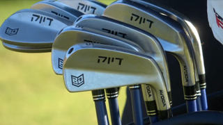 Photo of Bryson DeChambeau's back up set of irons