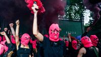 Pussy Riot storming the Venice Biennale