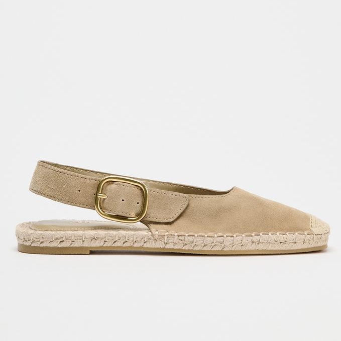 Zara Split Suede Slingbacks