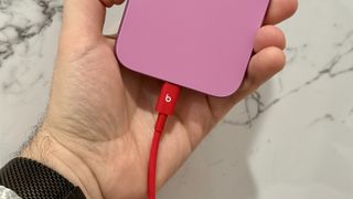 Beats Cable Plugged into iPhone