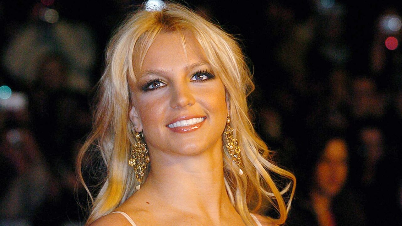 US rock star Britney Spears arrives 24 January 2004 at Cannes&#039; Palais des Festivals, for France&#039;s annual NRJ music awards. The awards are held as the International music industry descends on Cannes, southern France, for the annual MIDEM trade jamboree, the music world&#039;s premier trade show. The NRJ pop music station&#039;s awards are based on a public vote, with around 50 artists competing for 15 awards. NRJ is a popular commercial FM radio network whose name, when pronounced in French, makes the word &quot;energy&quot;