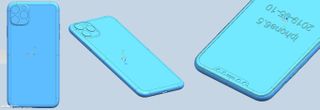 A CAD drawing of the iPhone 11 Max. Credit: Mikke/Slashleaks