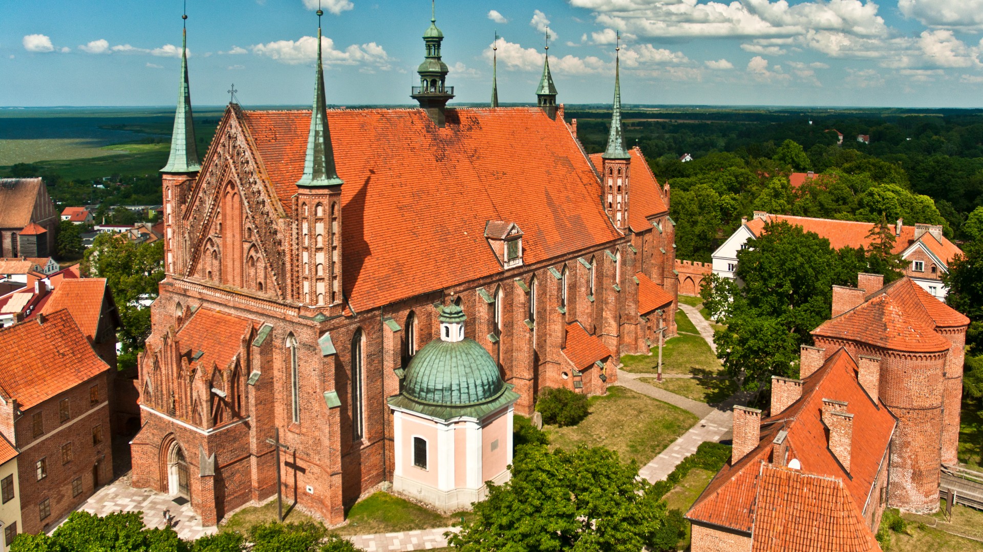 Frombork Cathedral, where a skull belonging to Copernicus was found