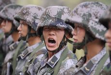 Soldiers of the Chinese People's Liberation Army