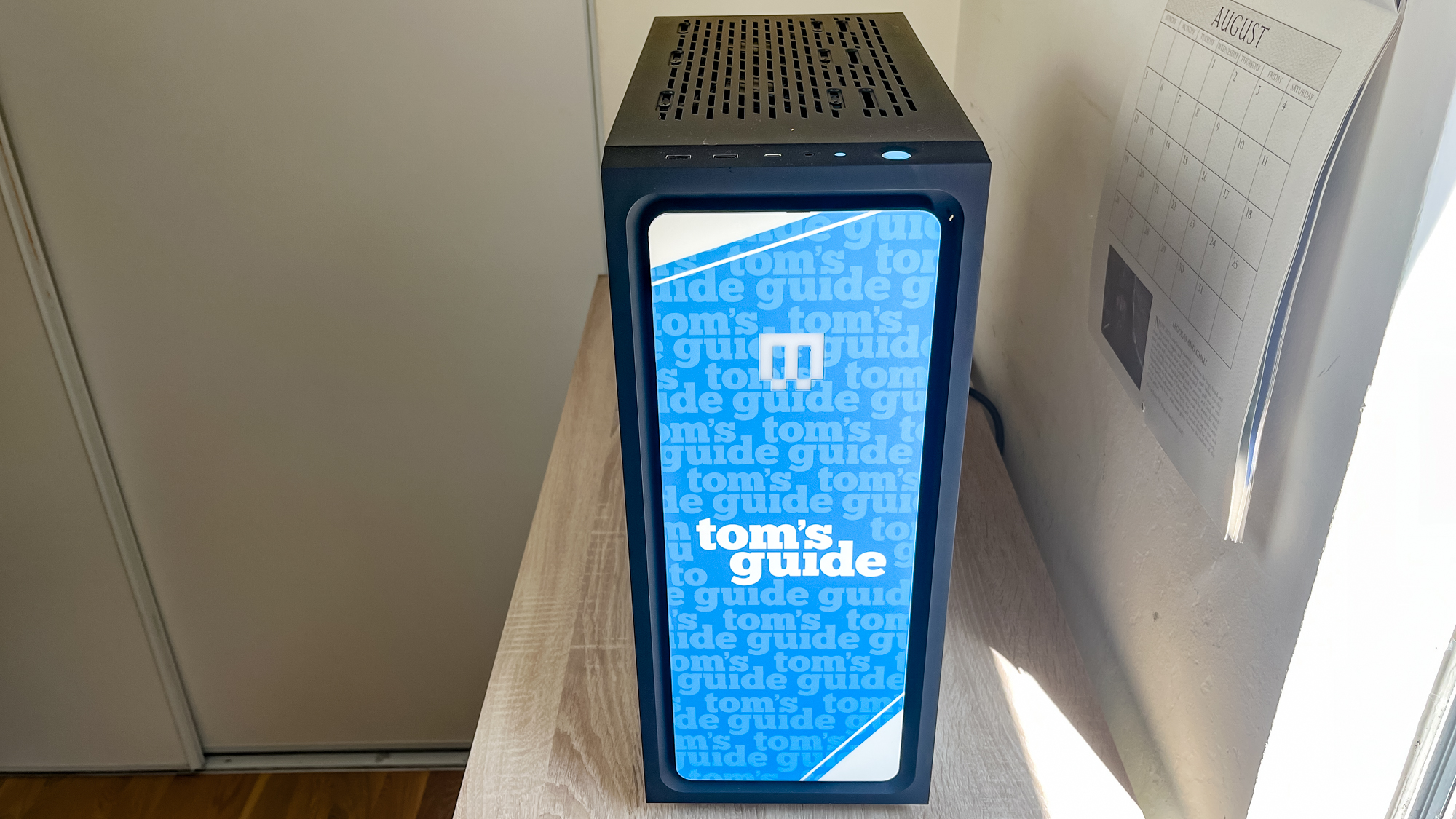 Maingear MG-1 gaming PC review unit in action