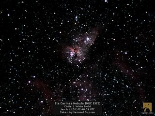 NGC 3372 or the Eta Carinae Nebula