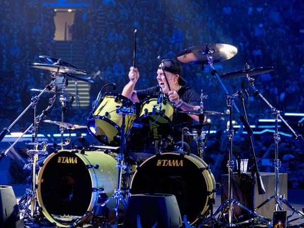 Metallica onstage in Amsterdam