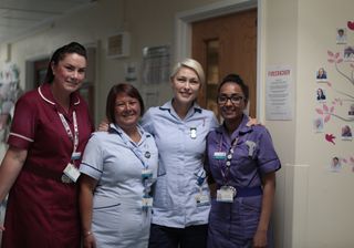 Emma Willis and the team