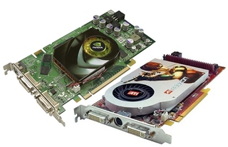 Radeon HD 1000-series and GeForce 7000-series cards all included discrete 2D circuitry. This disappeared with the introduction of DX10 cards, with their unified shader architectures.