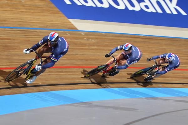 France won the team sprint world championship title, Germany took the silver medal