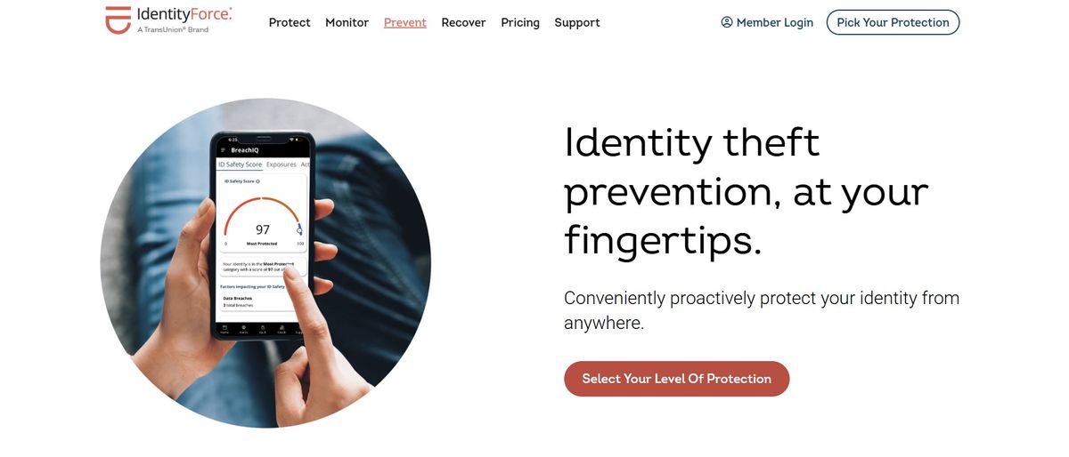 IdentityForce identify theft protection review