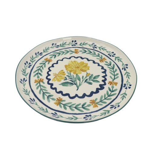 Nutmeg Home Handpainted Sunflower Side Plate