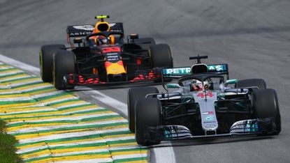 Mercedes driver Lewis Hamilton won the F1 Brazilian Grand Prix ahead of Red Bull’s Max Verstappen