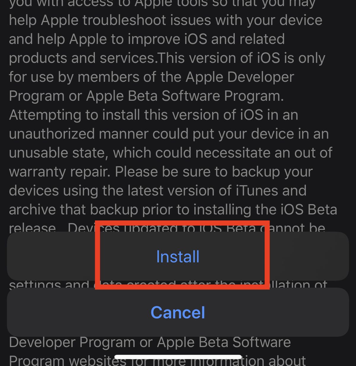 how to get iOS 14 beta