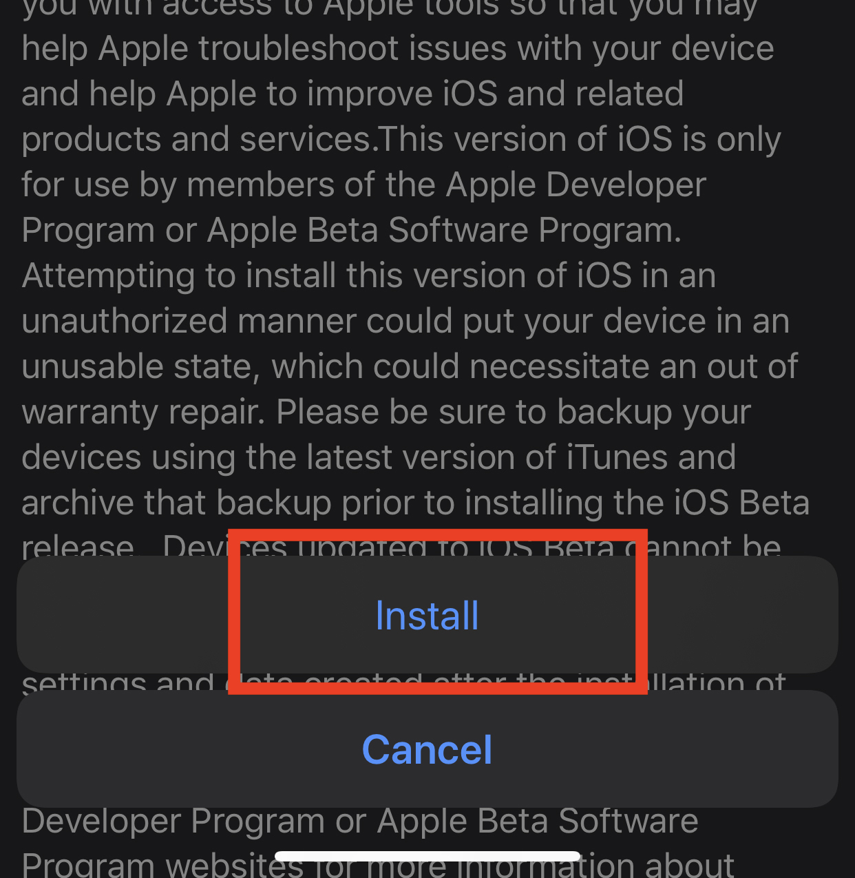how to get iOS 14 beta