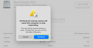 How to repair a disk in macOS