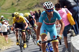 Vincenzo Nibali attacks on stage seventeen of the 2015 Tour de France