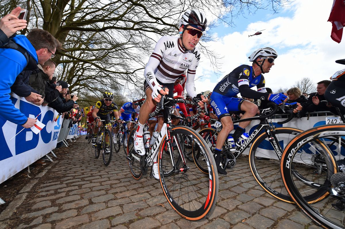 IAM Cycling's Latvian champion Aleksejs Saramotins rode to 14th