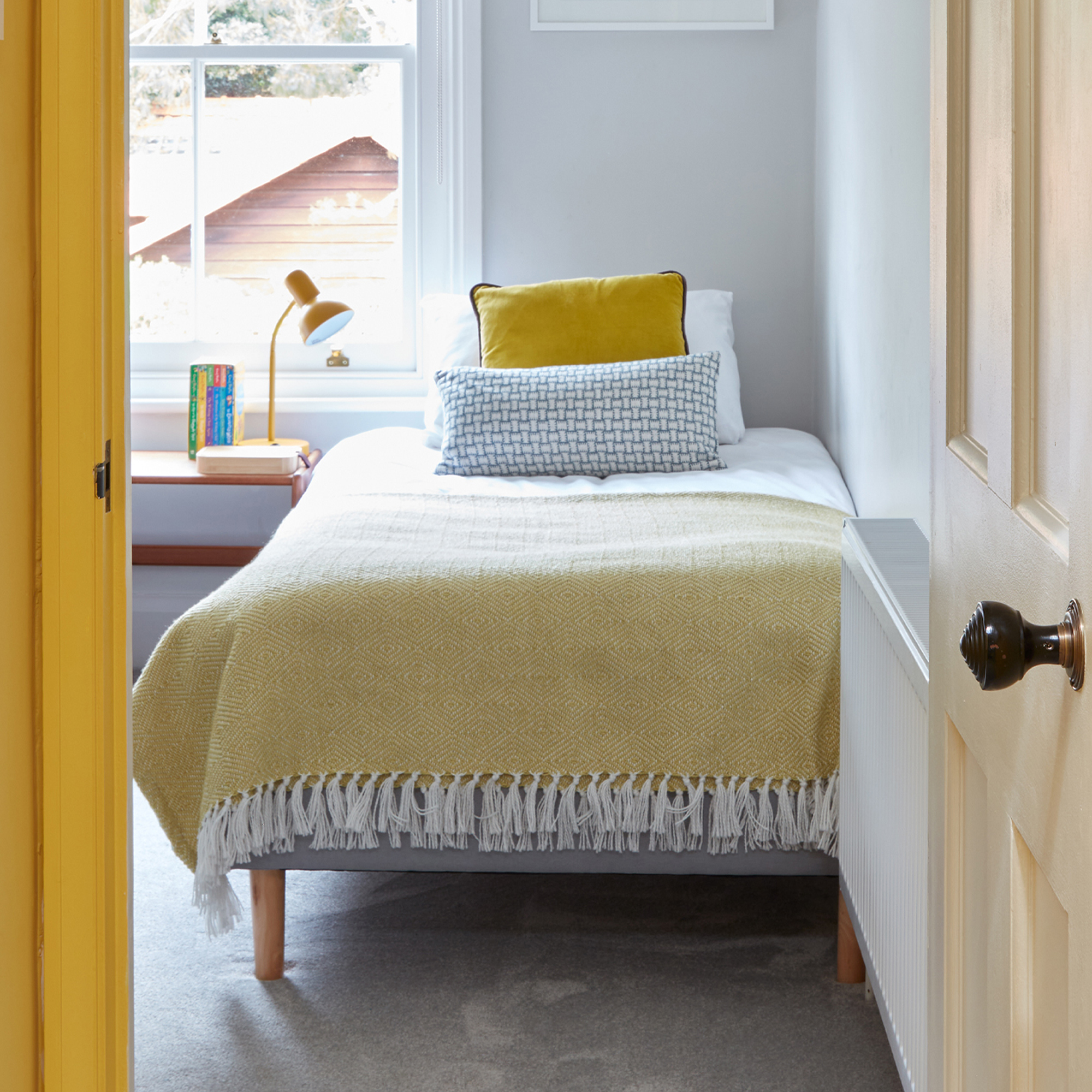 Yellow childrens kids bedroom