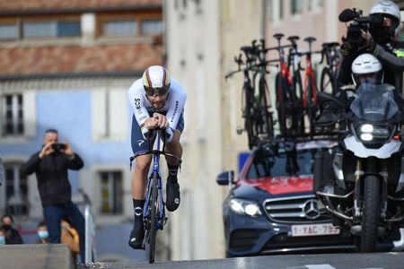 Filippo Ganna (Ineos Grenadiers) wins stage 5 at Etoile de Bess&egrave;ges