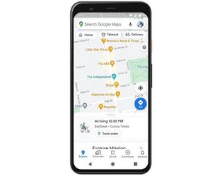 Google Maps Live Delivery Status