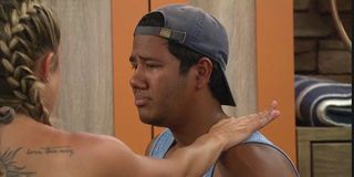 Big Brother 21 Ovi cries after HoH Christie tells him he's going on the block CBS
