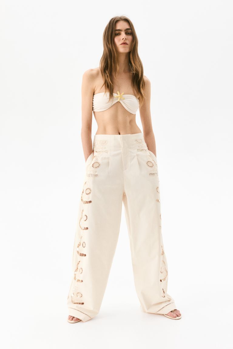 Broderie Anglaise Trousers