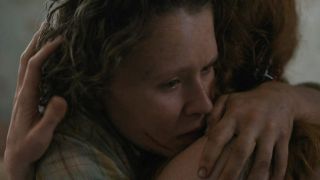 Eliza Scanlen hugging Lauren Ambrose in Caddo Lake.