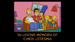 The Simpsons tribute to Chris Ledesma