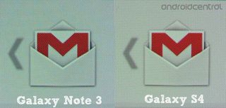 Galaxy Note 3 display versus Galaxy S4
