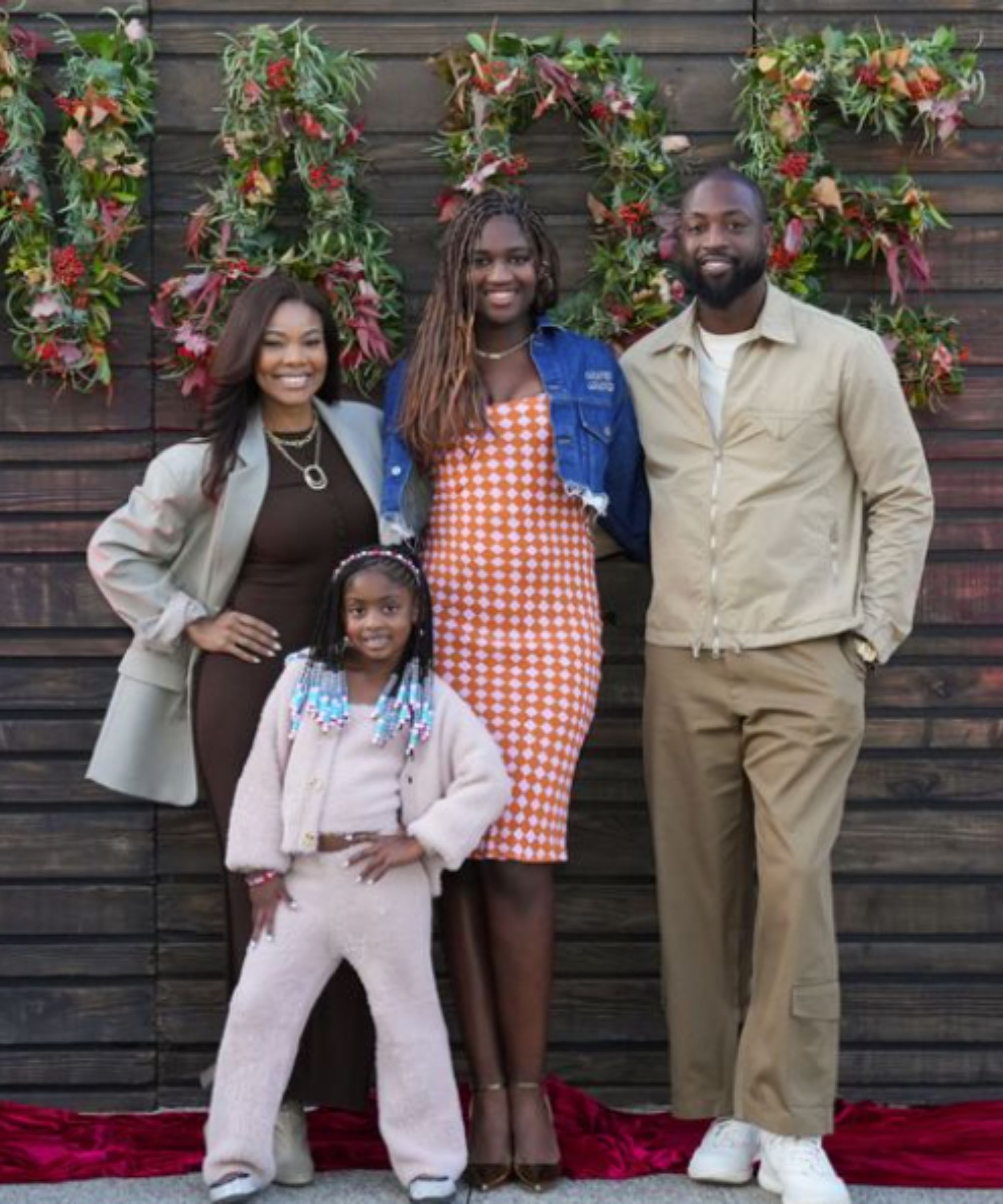 Dwyane Wade and family