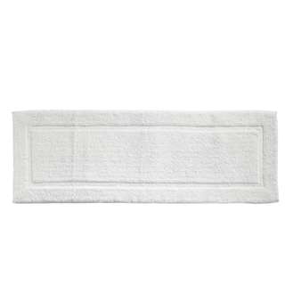 A white rectangular bath mat