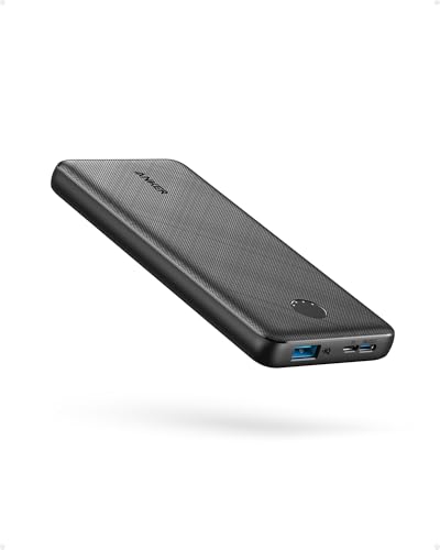 Anker Power Bank, Compact Portable Charger 10,000mah, Poweriq Charging Technology, Slim and Light Battery Pack With Usb C Input & Output for Iphone 17/16 Series, Ipad, Samsung Galaxy, and More