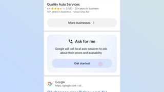 google ask for me ai calling feature