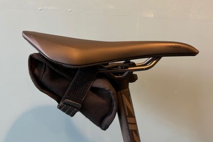 Restrap Tool Pouch attached to a bike
