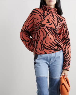 Proenza Schouler Cashmere-blend jacquard turtleneck sweater 