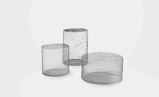 'Farming-net' tables by Nendo at Carpenters Workshop Gallery