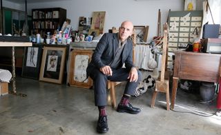 Marras, pictured here in his studio